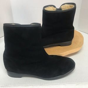 A&T Vintage Leather SnowBoots Sherling Lined